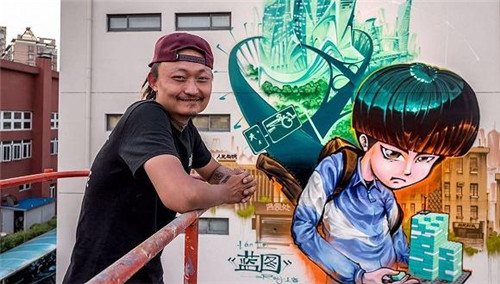 黃睿的作品《藍(lán)圖》 黃睿的作品《藍(lán)圖》