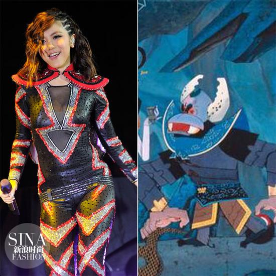 這一身亮片鎧甲，也是沒誰了