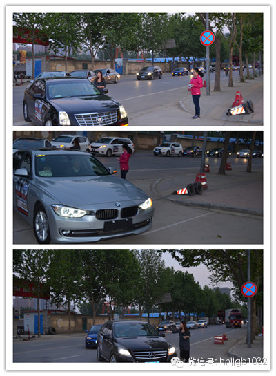 七點二十左右，43輛車分批駛?cè)電W斯卡汽車影院并領(lǐng)取電影票。