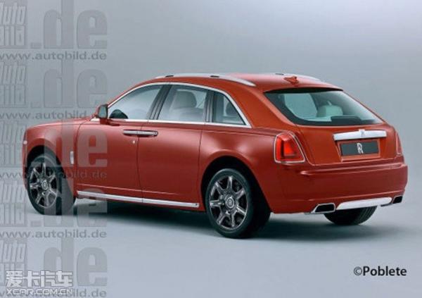 之前曝光的勞斯萊斯SUV效果圖 之前曝光的勞斯萊斯SUV效果圖