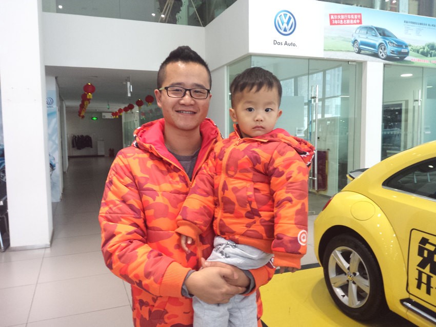 父子同款，瞧這給美的！