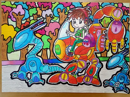 韓恩源《智能行走觀光機(jī)器人》輔導(dǎo)教師：時尹航（工一?。? oldsrc=