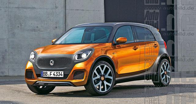 Smart全新SUV效果圖首曝 最快明年登場 Smart全新SUV效果圖首曝 最快明年登場