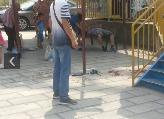 游客被激素風車甩出受傷。