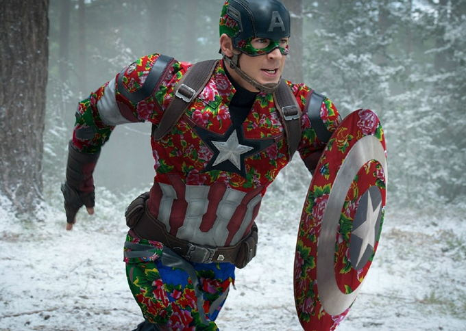 《復聯2》英雄被PS穿上花棉襖