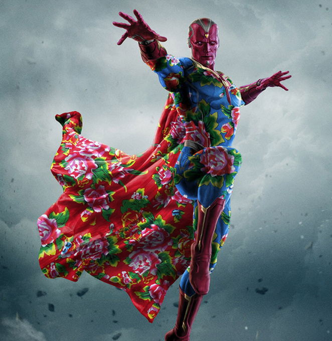 《復聯2》英雄被PS穿上花棉襖