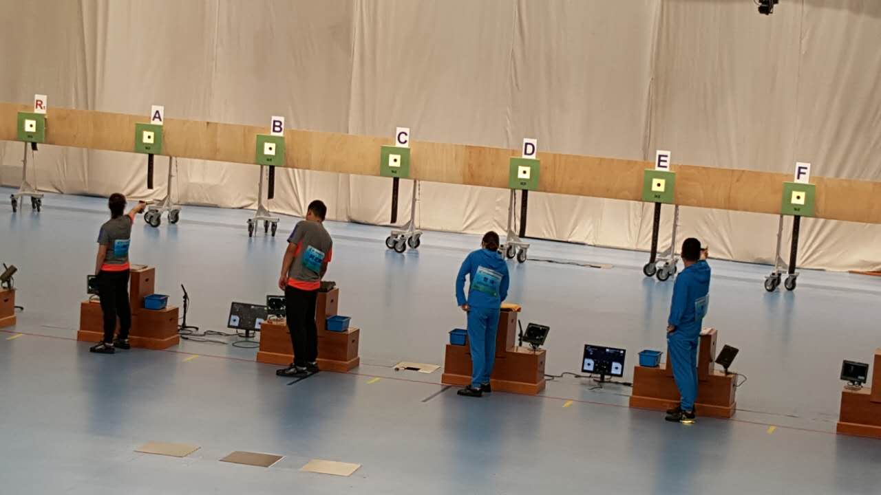 全運會10米氣手槍混合團體 何正陽、周瑩為河南再摘一銀