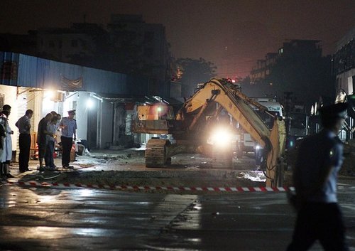 　圖為事故現場。