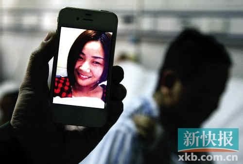 受傷之前的小蕓是一個漂亮的女孩。新快報記者畢志毅/攝