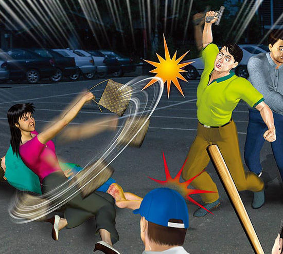 一名臺灣女子甘愿用肉身為男友擋子彈。（示意圖，來自臺媒）