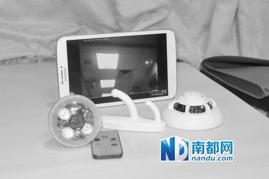 香港民建聯(lián)從市面購買到的偷拍儀器。