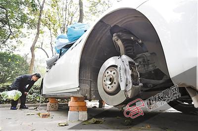 賊娃子辯稱只是為了試試豪車輪胎好不好下。