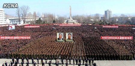 朝鮮民眾稱，朝鮮軍民“將在任意時(shí)期、對任意對象隨意實(shí)施無止境的正義打擊，一定實(shí)現(xiàn)民族的夙愿祖國統(tǒng)一大業(yè)”。