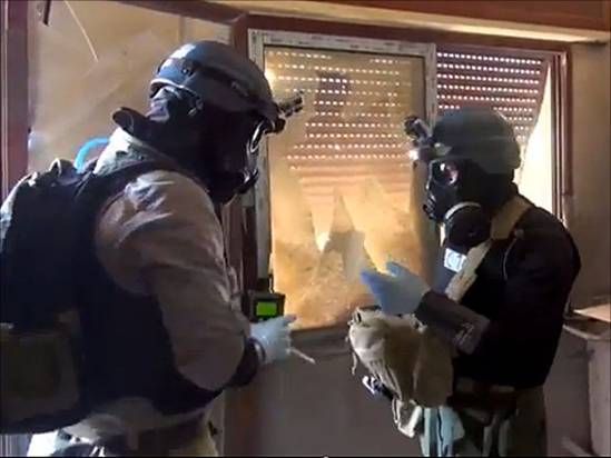 　敘利亞將遵守協(xié)議將剩余的化學武器于4月13日前運往拉塔基亞港。