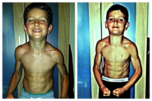 年僅8歲的布蘭登·布萊克因其完美的身型，被贊為迷你版的阿諾德·施瓦辛格。