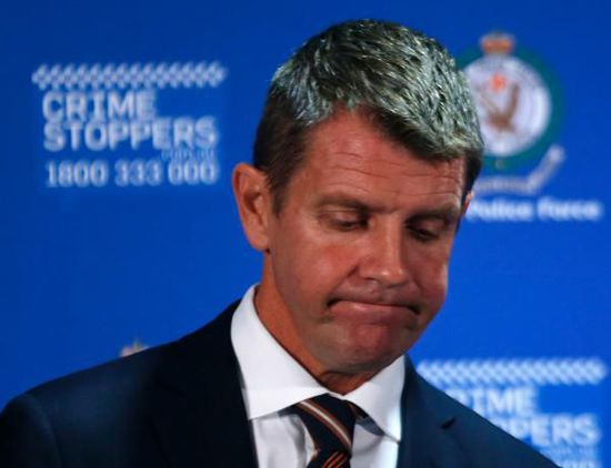 　新南威爾士州州長(zhǎng)Mike Baird出席新聞發(fā)布會(huì)。