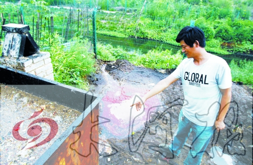 煉油點(diǎn)將骯臟、臭氣熏人的廢水直接排入溝渠。