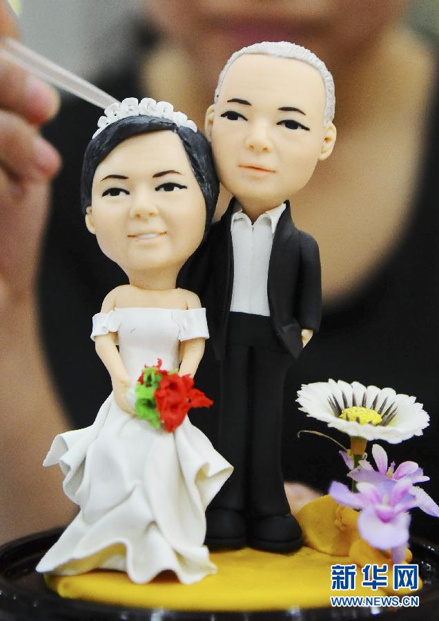 “情侶面塑”惹人愛 “情侶面塑”惹人愛