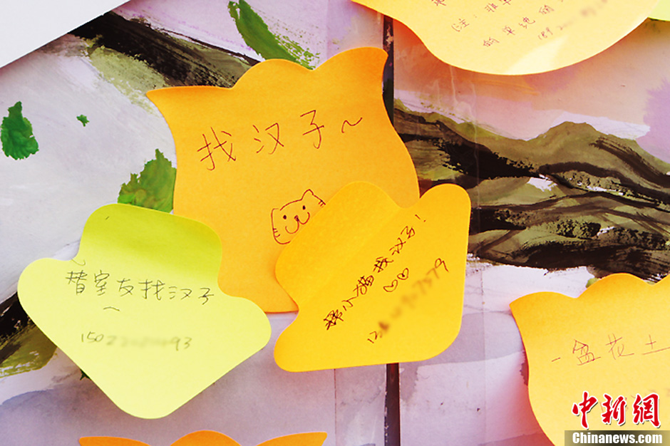 圖為南開(kāi)大學(xué)女生的“女生節(jié)”心愿。