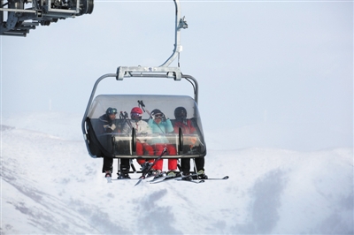 云頂樂(lè)園的高速纜車(chē)。