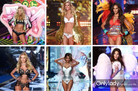 在2014年倫敦維密秀場中的服裝分為6個主題: