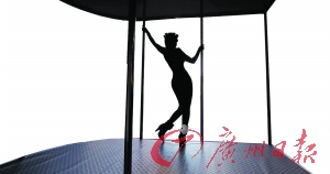 淋病是人類特有的疾病之一，性接觸是主要傳染形式。圖為美國一名性工作者在跳鋼管舞。