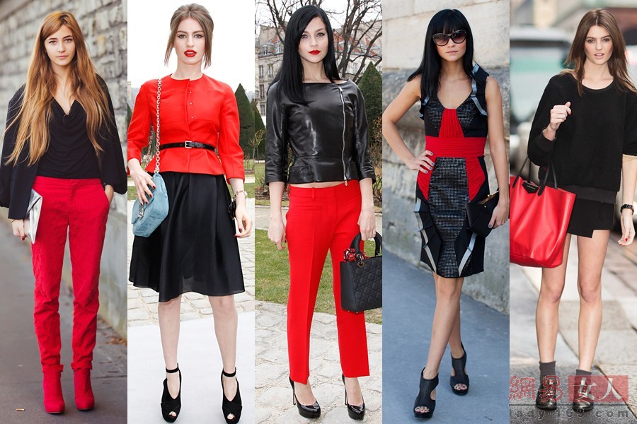 經(jīng)典紅黑配超洋氣 經(jīng)典紅黑配超洋氣