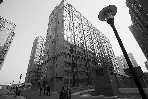 已基本建成的公租房。記者 史長來 攝