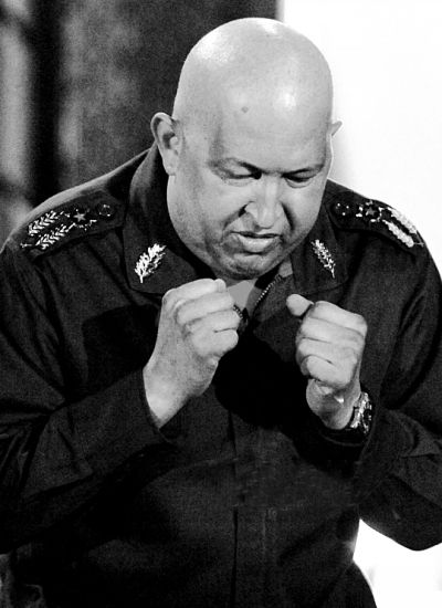 去年選舉期間，查韋斯造勢資料圖。