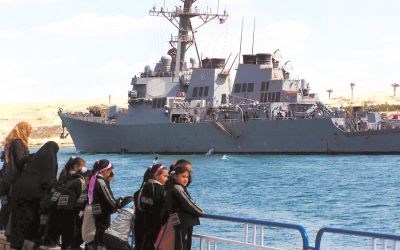 美國海軍“馬漢”號驅(qū)逐艦（資料圖片）。圖/CFP