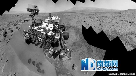 “好奇”號(hào)探測(cè)器在火星上發(fā)現(xiàn)水。