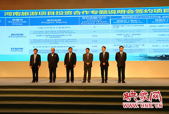 河南旅游項(xiàng)目投資合作專題說明會。