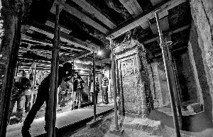 埃及首次向公眾開放的古埃及法老圖坦卡蒙乳母之墓內(nèi)景。