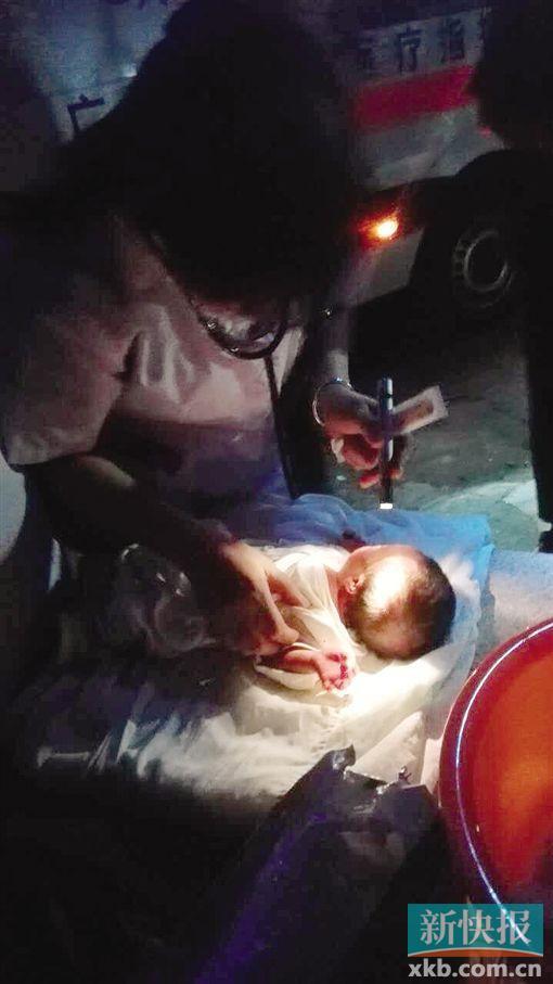 出生僅5天的男嬰被遺棄。 (受訪者供圖)