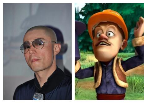 霍建華撞臉光頭強(qiáng) 這畫風(fēng)差別有點(diǎn)大?。ńM圖）