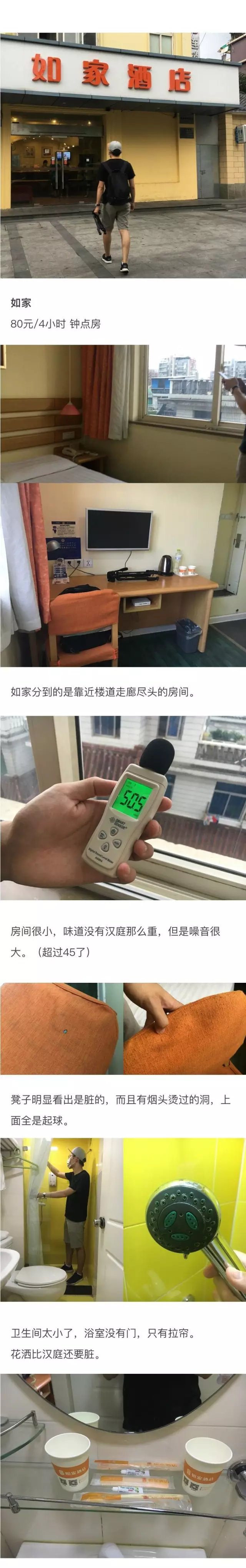 快捷酒店究竟有多臟？網(wǎng)友在7家酒店開房實測