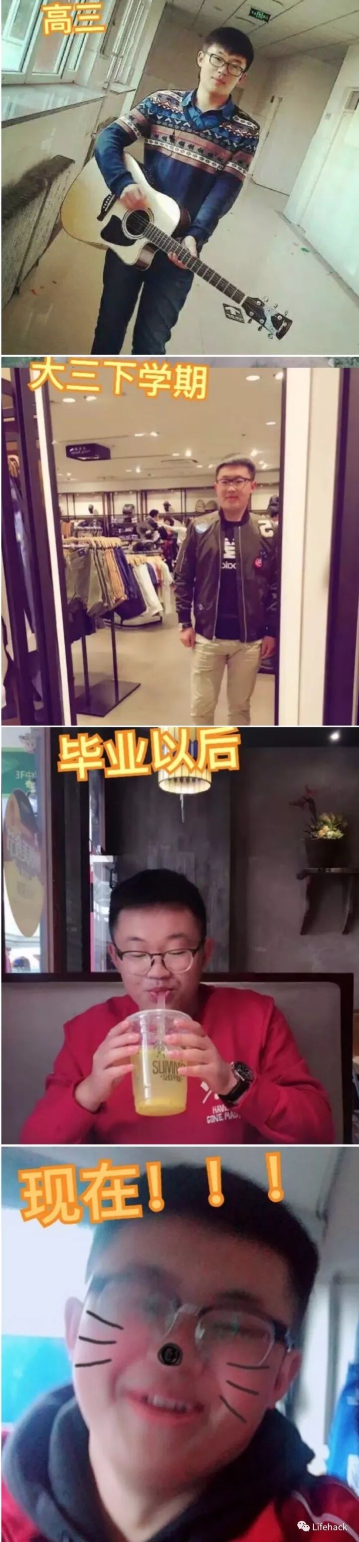 長胖20斤，臉型怎么變？這些例子看完扎心了！