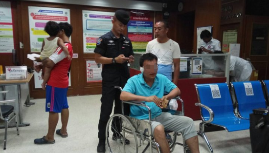 受傷的中國游客（民族報）