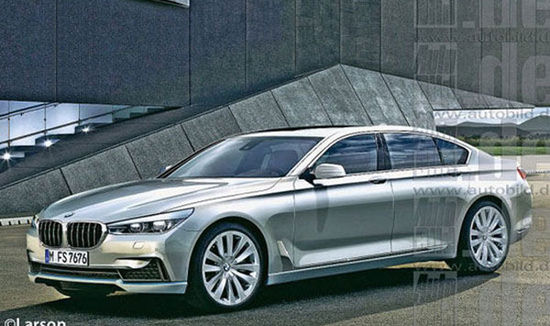 全新寶馬7系效果圖 全新寶馬7系效果圖