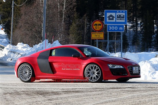 奧迪R8 e-tron測試諜照 奧迪R8 e-tron測試諜照