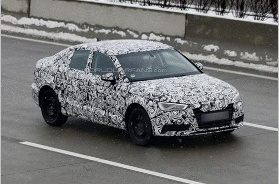 奧迪A3四門(mén)三廂版諜照