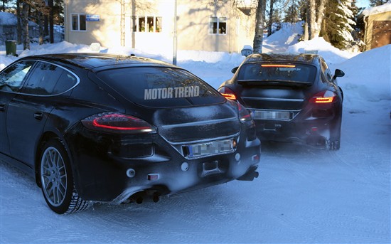 保時(shí)捷Panamera中期改款諜照 保時(shí)捷Panamera中期改款諜照