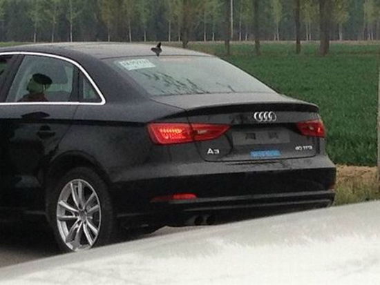 三廂奧迪A3國內(nèi)測試車 三廂奧迪A3國內(nèi)測試車
