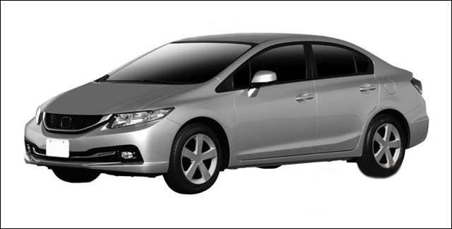 之前所曝光的東風(fēng)本田新款思域的申報(bào)圖 之前所曝光的東風(fēng)本田新款思域的申報(bào)圖