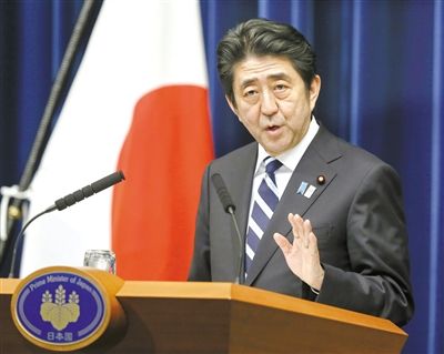  日本首相安倍晉三。