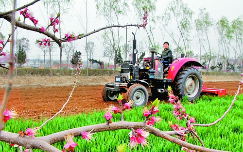 　　3月25日，武陟縣龍源辦事處東馬曲村村民正在田里耕作。時下正值春耕時節(jié)，武陟農(nóng)民紛紛抓住有利時機