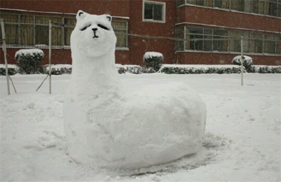 創(chuàng)意十足！日系列卡通雪人走紅