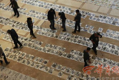 陜西高考美術閱卷現(xiàn)場曝光