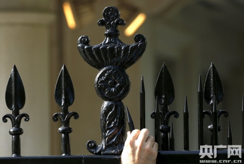 白宮護(hù)欄加裝帶刺鋼釘 白宮護(hù)欄加裝帶刺鋼釘