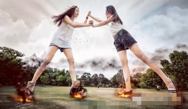 大學(xué)畢業(yè)爭拍創(chuàng)意照 北大女生化身巨人 大學(xué)畢業(yè)爭拍創(chuàng)意照 北大女生化身巨人